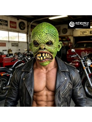 Vestito Carnevale Halloween Mostro Rettile Verde Monster Costume MOSTRO03
